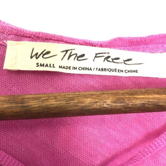 NWT Free People Pomona Tunic Cover-Up Wild Bloom Linen Cotton Blend Tiny Flaw - Picture 6 of 10